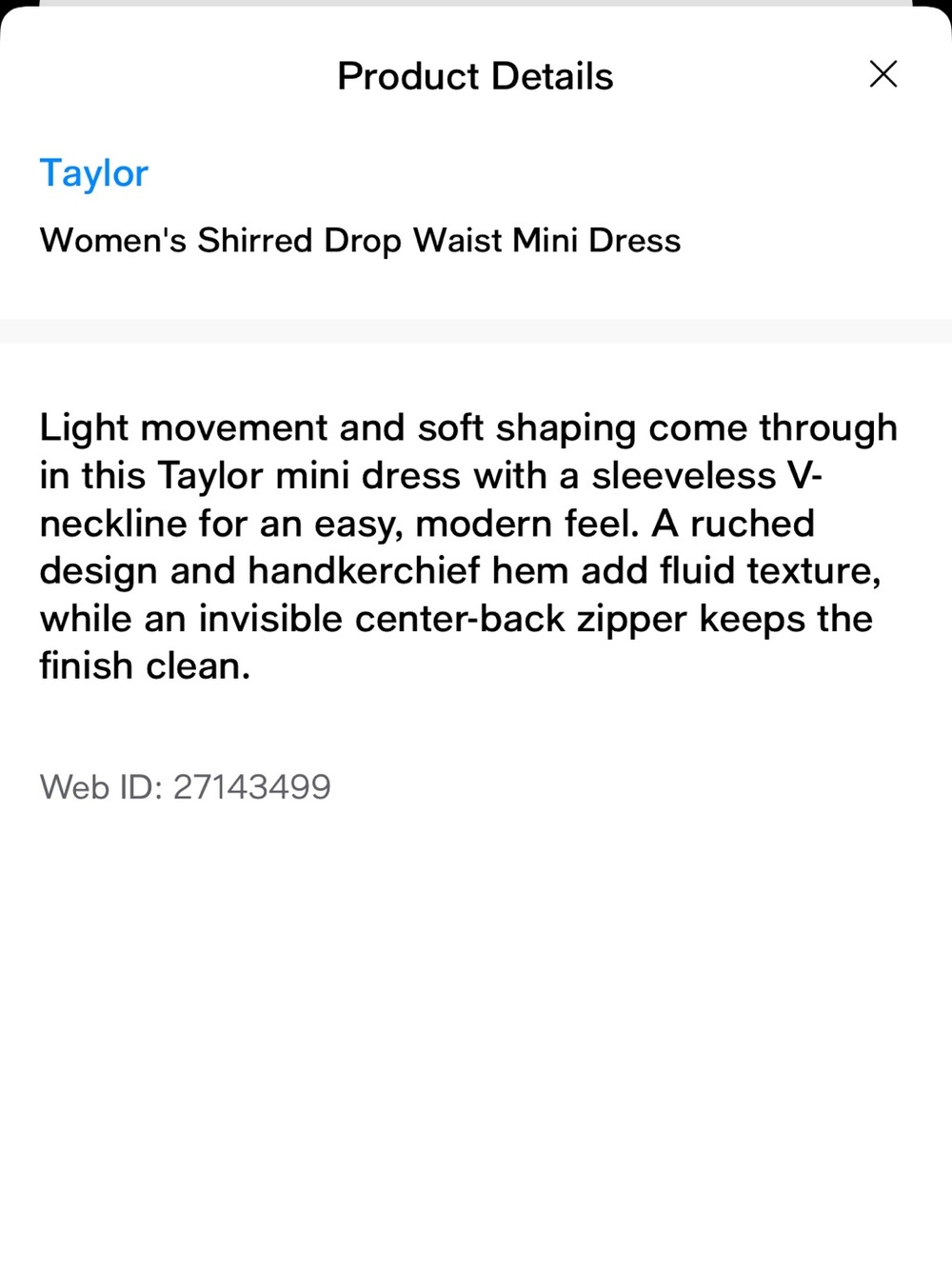 🆕 Taylor Shirred Drop Waist Dress 🤎 - Picture 8 of 10